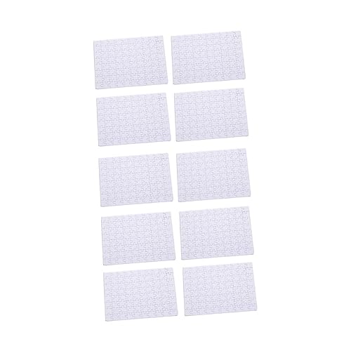 Gogogmee 10 Blatt Puzzle Übertragungspapiere für Sublimation Leere DIY Puzzles für Erwachsene Teile pro für Kreative Bastelprojekte und Wanddekoration von Gogogmee