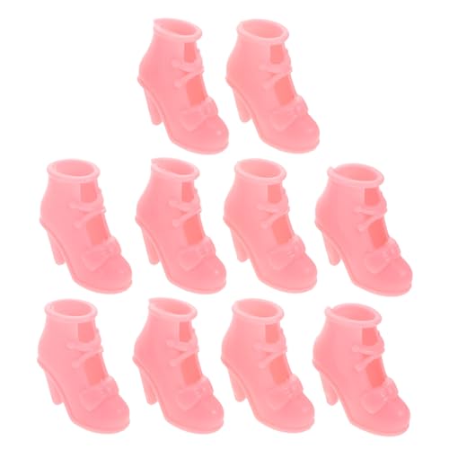 Gogogmee 10 Paare High Heel Puppenschuhe Modische High Heels für Puppen Stylische Ersatz Doll Dress Up Schuhe Elegantes Design für Mädchen Zubehör Gogogmee 10 Paare High Heel Puppenschuhe Modische High Heels für Puppen Stylische Ersatz Doll Dress Up Schuhe Elegantes Design für Mädchen Zubehör von Gogogmee