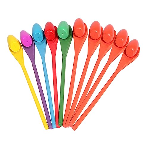 Gogogmee 10 Sätze Teiliges Egg And Spoon Relay Race Spielset aus Holz Buntes Outdoor Rennspiel für Erwachsene Robustes Balancierspiel für Kindergarten Geburtstag und Familienaktivitäten Gogogmee 10 Sätze Teiliges Egg And Spoon Relay Race Spielset aus Holz Buntes Outdoor Rennspiel für Erwachsene Robustes Balancierspiel für Kindergarten Geburtstag und Familienaktivitäten von Gogogmee