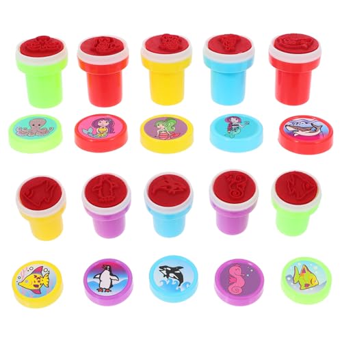 Gogogmee Pädagogische Stempel für Jungen und Mädchen 10 Stück Meerestiere Selbstfärbendes Spielzeug Belohnungen für Das Klassenzimmer Party-Dekoration Gogogmee Pädagogische Stempel für Jungen und Mädchen 10 Stück Meerestiere Selbstfärbendes Spielzeug Belohnungen für Das Klassenzimmer Party-Dekoration von Gogogmee