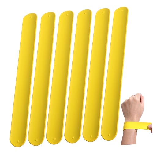 Gogogmee 10 Stück Silikon Slap Armbänder für Gelbe Handgelenk Armbänder als Partygeschenke für Jungen und Mädchen für Geburtstagsfeiern und Feste Gogogmee 10 Stück Silikon Slap Armbänder für Gelbe Handgelenk Armbänder als Partygeschenke für Jungen und Mädchen für Geburtstagsfeiern und Feste von Gogogmee