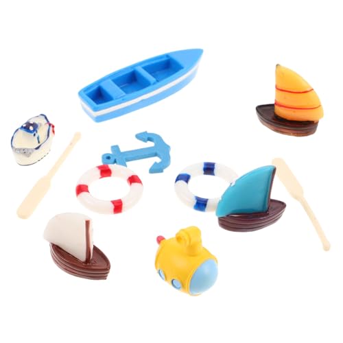 Gogogmee 10 Stück Strand-feengarten-Miniatur-Ornament-zubehör, Sommer- -kuchenaufsätze, Kunstharz, Mikro-küstenszenen-Figuren Für Heimwerkerarbeiten Gogogmee 10 Stück Strand-feengarten-Miniatur-Ornament-zubehör, Sommer- -kuchenaufsätze, Kunstharz, Mikro-küstenszenen-Figuren Für Heimwerkerarbeiten von Gogogmee