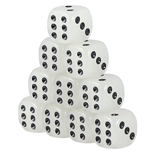 Gogogmee 10 Stück Teiliges Acryl Würfel mit Leuchtenden Schwarzen Punkten Abgerundete Ecken Farbige Spielwürfel für Party Bar Ktv und Brettspiele Robust und Langlebig Gogogmee 10 Stück Teiliges Acryl Würfel mit Leuchtenden Schwarzen Punkten Abgerundete Ecken Farbige Spielwürfel für Party Bar Ktv und Brettspiele Robust und Langlebig von Gogogmee