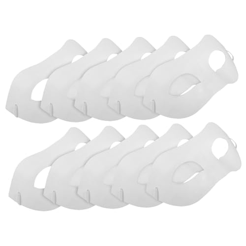 Gogogmee 10 Stück Teiliges DIY Papiermasken Blanko Masken zum Bemalen für Erwachsene Umweltfreundliche Pappmaschee Maske für Karneval Halloween Cosplay Party Dekoration und Gogogmee 10 Stück Teiliges DIY Papiermasken Blanko Masken zum Bemalen für Erwachsene Umweltfreundliche Pappmaschee Maske für Karneval Halloween Cosplay Party Dekoration und von Gogogmee