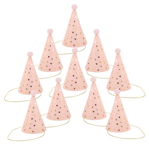 Gogogmee 10 Stück Teiliges Geburtstags-partyhüte mit Pompom Glitzernde Kegelhüte aus Papier Tragbare und Niedliche Geburtstags-kopfbedeckung für Erwachsene Festliche Party-deko Gogogmee 10 Stück Teiliges Geburtstags-partyhüte mit Pompom Glitzernde Kegelhüte aus Papier Tragbare und Niedliche Geburtstags-kopfbedeckung für Erwachsene Festliche Party-deko von Gogogmee