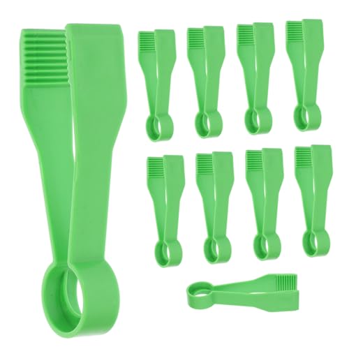 Gogogmee 10 Stück Teiliges Kunststoff pinzetten für Bunte Montessori Feinmotorik Lernspielzeug für Basteln Zählen und Outdoor Bildung zur Frühkindlichen Fähigkeitsentwicklung von Gogogmee