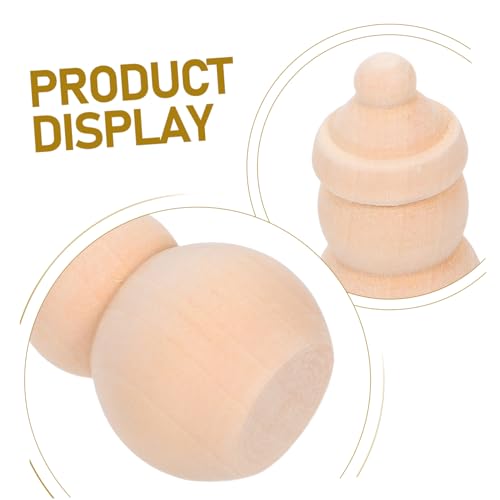 Gogogmee 10 Stück Teiliges Mini Holz Schneemann Puppen Naturbelassen Stabile DIY Weihnachtsdekoration Glatte Oberfläche Bemalbare Holzfiguren für Erwachsene Vielseitig Gestaltbar Gogogmee 10 Stück Teiliges Mini Holz Schneemann Puppen Naturbelassen Stabile DIY Weihnachtsdekoration Glatte Oberfläche Bemalbare Holzfiguren für Erwachsene Vielseitig Gestaltbar von Gogogmee