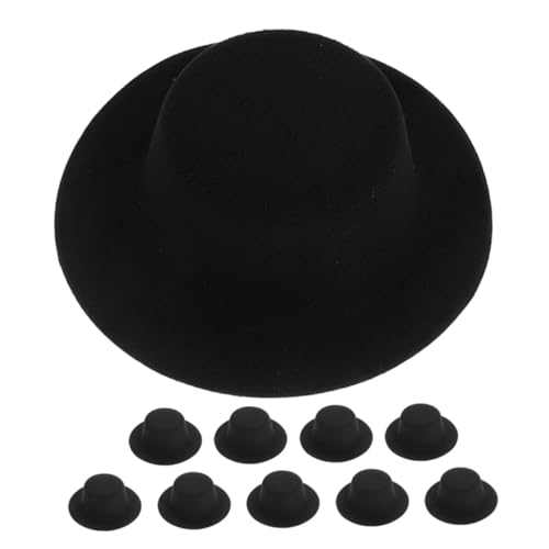 Gogogmee 10 Stück Teiliges Miniatur Bowlerhüte Schwarz Leichte DIY Hutornamente für Puppen Haustiere und Bastelprojekte Festliche Haarschmuck Dekoration für Feiertage und Kostüme Gogogmee 10 Stück Teiliges Miniatur Bowlerhüte Schwarz Leichte DIY Hutornamente für Puppen Haustiere und Bastelprojekte Festliche Haarschmuck Dekoration für Feiertage und Kostüme von Gogogmee