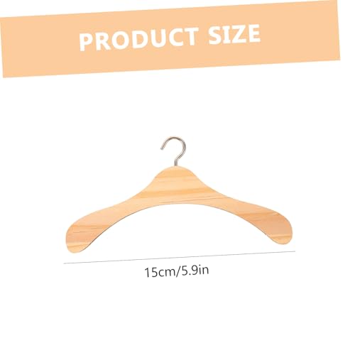 Gogogmee 10 Stück Teiliges Miniatur Holzkleiderbügel Puppenkleiderbügel aus Naturholz für Bjd Puppen Puppenzubehör zur Praktischen Aufbewahrung und Organisation Gogogmee 10 Stück Teiliges Miniatur Holzkleiderbügel Puppenkleiderbügel aus Naturholz für Bjd Puppen Puppenzubehör zur Praktischen Aufbewahrung und Organisation von Gogogmee
