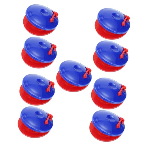 Gogogmee 10 Stück Teiliges Percussion Kastagnetten für Musikinstrument Lernspielzeug Musikförderung für Junge Mädchen und Jungen zur Musikalischen Früherziehung von Gogogmee