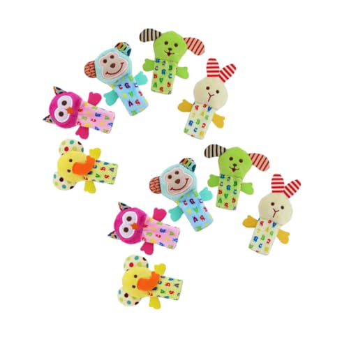 Gogogmee 10 Stück Teiliges Plüsch Tier Fingerpuppen Set für Weiches Montessori Krabbel und Sensorikspielzeug für Geschichten Erzählen und Spielerisches Lernen im Kindergarten Gogogmee 10 Stück Teiliges Plüsch Tier Fingerpuppen Set für Weiches Montessori Krabbel und Sensorikspielzeug für Geschichten Erzählen und Spielerisches Lernen im Kindergarten von Gogogmee