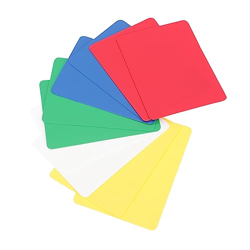 Gogogmee 10 Stück Teiliges Poker Cut Cards aus Robustem PVC Wasserfest Wiederverwendbar Professionelles Pokerzubehör für Spiele und Kartenspender Leicht zu Reinigen und Langlebig von Gogogmee