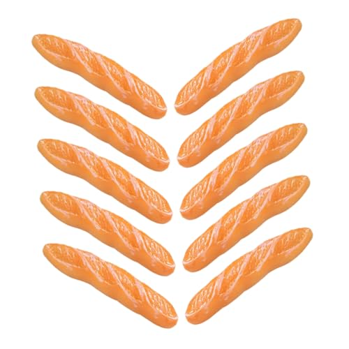 Gogogmee 10 Stück Teiliges Realistisches Baguette Modell Detailgetreue Simulation Mini Deko für Puppenhaus Kuchenladen Schaufenster Lebensechte Brotdarstellung Vielseitige Gogogmee 10 Stück Teiliges Realistisches Baguette Modell Detailgetreue Simulation Mini Deko für Puppenhaus Kuchenladen Schaufenster Lebensechte Brotdarstellung Vielseitige von Gogogmee