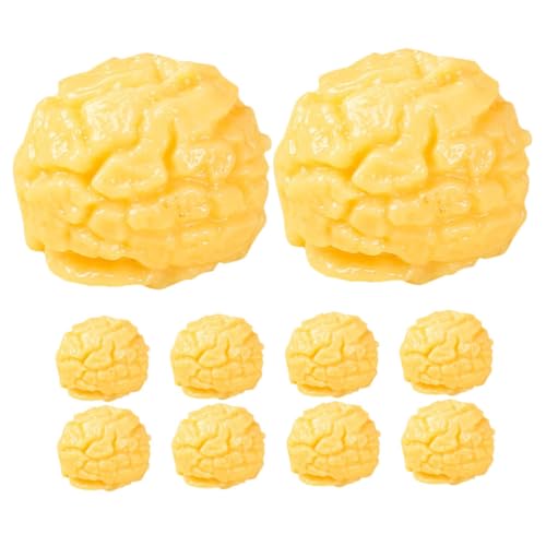 Gogogmee 10 Stück Teiliges Realistisches Popcorn Modell aus Detailgetreues Lebensechtes Dekorationsobjekt für DIY Bastelarbeiten und Handyhüllen Verzierung als Snack Laden Schaufensterdeko von Gogogmee