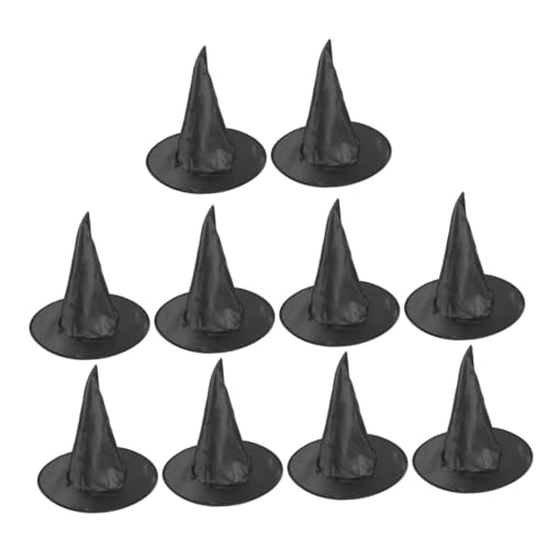 Gogogmee 10 Stück Teiliges Schwarze Hexenhüte Halloween Party Cosplay Hüte Atmungsaktiv Komfortabel Vielseitig Verwendbar für Hexen Mottofeste und Dekorative Anlässe Gogogmee 10 Stück Teiliges Schwarze Hexenhüte Halloween Party Cosplay Hüte Atmungsaktiv Komfortabel Vielseitig Verwendbar für Hexen Mottofeste und Dekorative Anlässe von Gogogmee