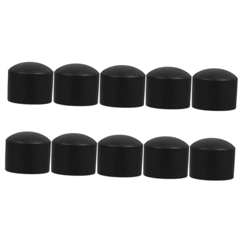 Gogogmee 10 Stück Teiliges Schwarze Mini endkappen aus Kunststoff für Tischfußball stangen Sichere Rod Protectors Robuste Schutzkappen für Desktop fußballtisch rutschfeste von Gogogmee