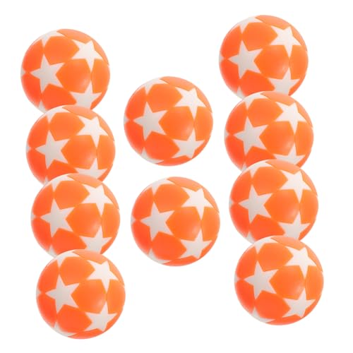 Gogogmee 10 Stück Teiliges Tischfußball Bälle Langlebige Fußball Ersatzkugeln für Kickertisch Farbige Leichte Tischfußball Kugeln mit Guter Haptik für Spiel und Wettbewerb von Gogogmee