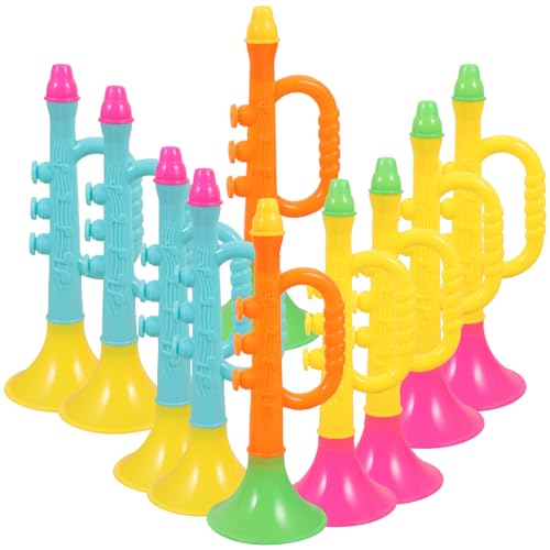 Gogogmee 10 Stück Teiliges von Lustigen Trompeten Spielzeugen für Bildungsinstrumente für Kreative Musikspiele Musikalischen Fähigkeiten und Vorstellungskraft Zufällige Gogogmee 10 Stück Teiliges von Lustigen Trompeten Spielzeugen für Bildungsinstrumente für Kreative Musikspiele Musikalischen Fähigkeiten und Vorstellungskraft Zufällige von Gogogmee