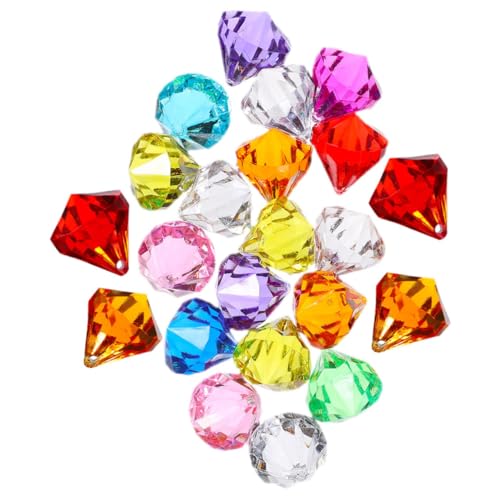 Gogogmee 100 Stück Großes Teiliges aus Diamant Vasenfüller und Dekoration für Piratensuchpartys Glänzende Kunststeine für Hochzeiten und Feiern Zufällige Farben Zufällige Zufällige Farbe von Gogogmee
