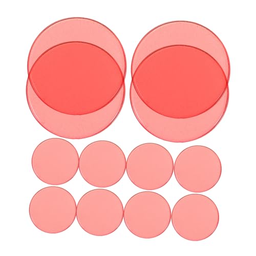 Gogogmee 100 Stück Halbtransparente Bingo Chips Zählsteine Kunststoff Spielchips für Bingo und Mathe Spiele Farbige Lernchips für Erwachsene Vielseitig Einsetzbar von Gogogmee