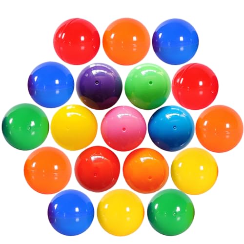 Gogogmee 100 Stück Party Lotteriekugeln Bunte Kunststoffbälle für Verlosungen Spiele und Aktivitäten Wiederverwendbare Leicht zu Findende Requisiten für Feste und Events von Gogogmee