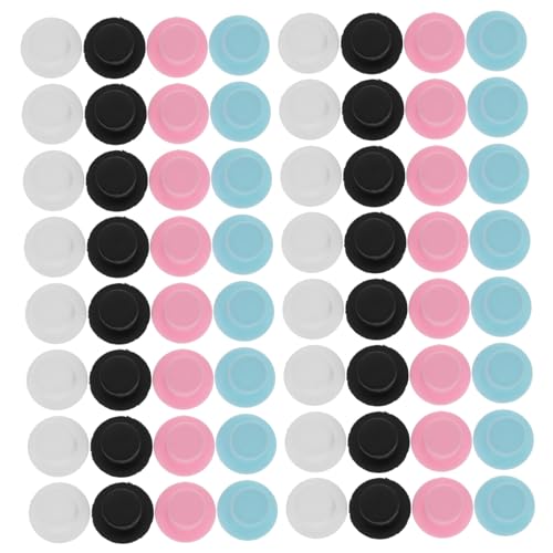 Gogogmee 100 Stück Teiliges Bunte Mini clown hüte DIY Bastelzubehör Kleine Dekorative Mützen für Puppen Weihnachtsmütze Basteln Vielseitig und Farbenfroh von Gogogmee