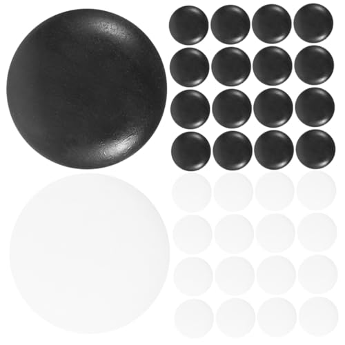 Gogogmee 100 Stück Teiliges Go Schachsteine aus Langlebigem Resin Kompakte Kleine Weiße und Schwarze Spielsteine Kratzfestes Material für Go Spiel und Bastelprojekte von Gogogmee
