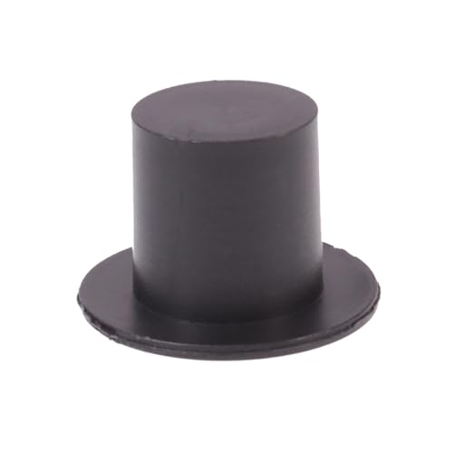 Gogogmee 100 Stück Teiliges Mini Clownhut aus Kunststoff in Schwarz Kleine und Große für DIY Bastelprojekte Kreative Weihnachtsdekoration und Handgemachte Geschenkaccessoires von Gogogmee