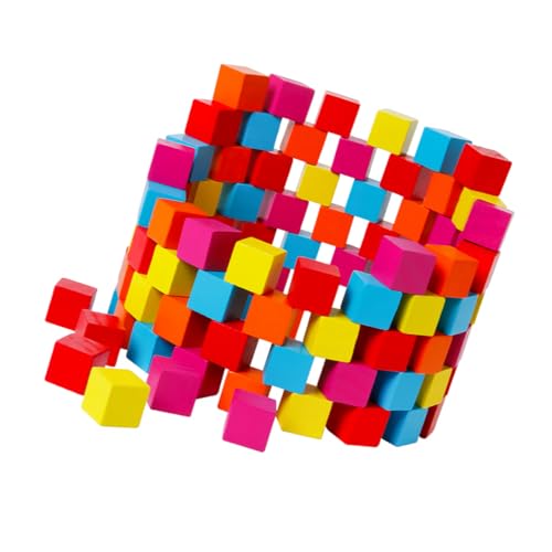 Gogogmee 100Stücke Holzbausteine für Lehrspielzeug zur Frühen Bildung Quadratische Blöcke Kreativität und Räumlicher Vorstellungskraft für Drinnen und Draußen Gogogmee 100Stücke Holzbausteine für Lehrspielzeug zur Frühen Bildung Quadratische Blöcke Kreativität und Räumlicher Vorstellungskraft für Drinnen und Draußen von Gogogmee