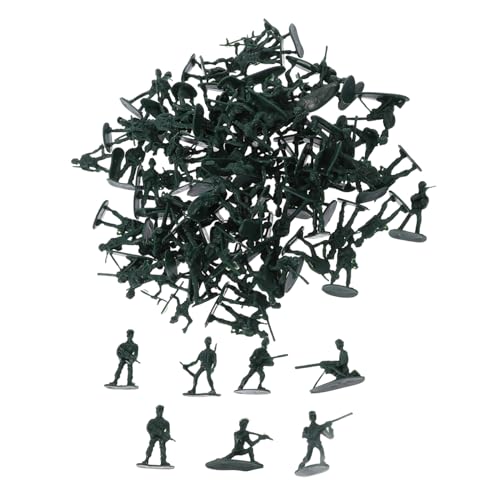 Gogogmee 100Stücke Mini Soldaten Modellfiguren Militärspielzeug für Sandtischdekoration Robuste Soldatenfiguren für und Sammlerstück von Gogogmee