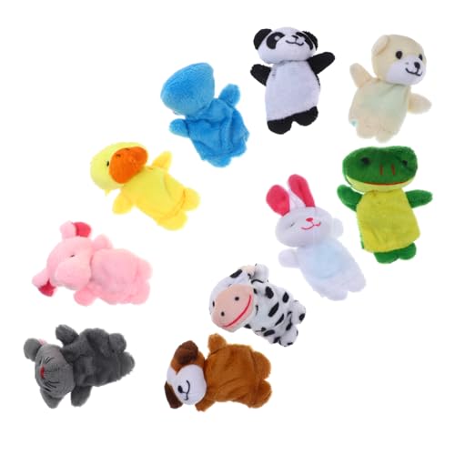 Gogogmee 10Stücke Fingerpuppen aus Tierpuppen für Kleinkinder für Rollenspiele Kreative Aktivitäten und Lernumgebungen Gogogmee 10Stücke Fingerpuppen aus Tierpuppen für Kleinkinder für Rollenspiele Kreative Aktivitäten und Lernumgebungen von Gogogmee