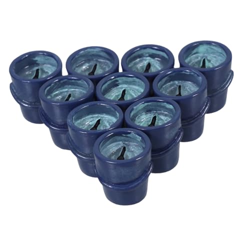 Gogogmee 10pcs Miniatur Bucket Model DIY Dollhouse Küche Dekoration Mini Bonsai Figuren Ornament Dollhouse Dekoration Miniatur Kunstzubehör Kleine Gartenzubehör Miniatur von Gogogmee