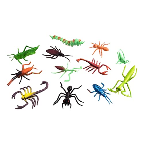 Gogogmee Simulation Mini Insekten Modelle Verschiedene Insektenfiguren Für Katzen Und Heimdekoration Farbe Und Muster Zufällig von Gogogmee
