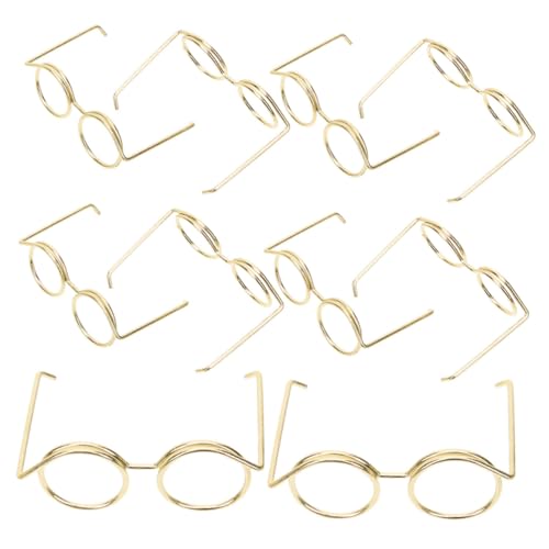 Gogogmee 12 Stück Mini Puppenbrille Teiliges aus Klassische Brille ohne Gläser Zubehör für Rollenspiele und Kreative Anlässe für Puppen und Miniaturen Gogogmee 12 Stück Mini Puppenbrille Teiliges aus Klassische Brille ohne Gläser Zubehör für Rollenspiele und Kreative Anlässe für Puppen und Miniaturen von Gogogmee