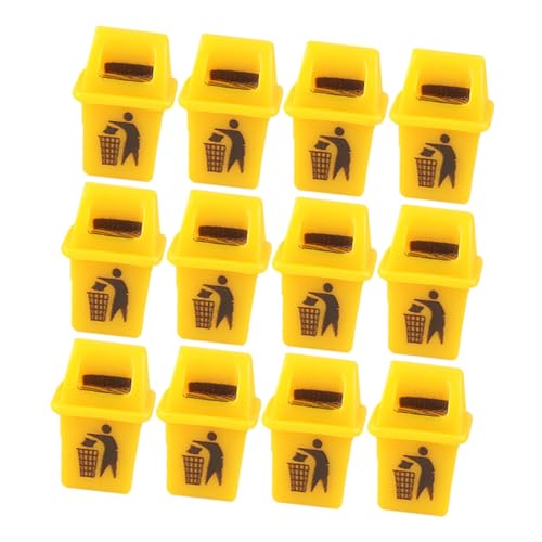 Gogogmee 12 Stück Miniatur Mülleimer Teiliges für Puppenhaus Realistische Dekoration Langlebig Sicher und Praktisch für Elegantes Accessoire für Kinderzimmer und Spielzeugwelt Gogogmee 12 Stück Miniatur Mülleimer Teiliges für Puppenhaus Realistische Dekoration Langlebig Sicher und Praktisch für Elegantes Accessoire für Kinderzimmer und Spielzeugwelt von Gogogmee