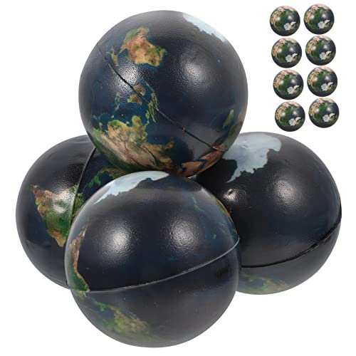 Gogogmee 12 Stück Squeeze Ball Space Lernspielzeug Kinder Hüpfbälle Dekompressionsspielzeug Früherziehung Requisiten Lernspielzeug Planeten Hüpfbälle Bälle Planeten Partygeschenke Geschenk von Gogogmee