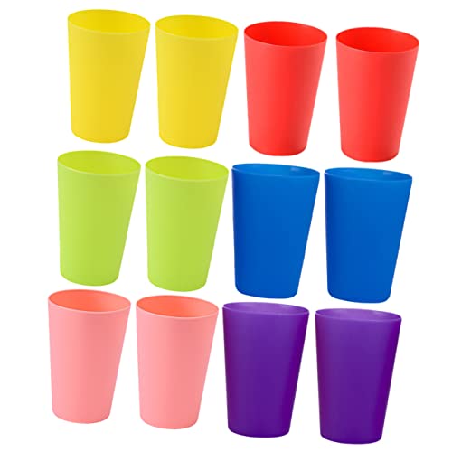 Gogogmee 12 Stück Stapelbecher für Interaktives Konzentration und Motorischen Fähigkeiten Bunten Farben für Partys und Lernspiele von Gogogmee