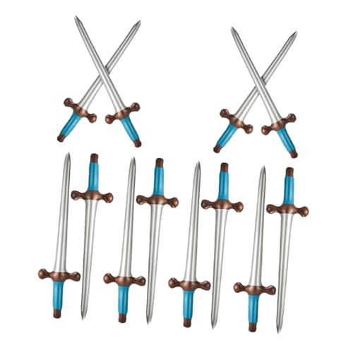 Gogogmee 12 Stück Teiliges Aufblasbare Piratenschwerter Leichte und Sichere Halloween Party Cosplay Requisiten für Piratenmottopartys und Kindergeburtstage Gogogmee 12 Stück Teiliges Aufblasbare Piratenschwerter Leichte und Sichere Halloween Party Cosplay Requisiten für Piratenmottopartys und Kindergeburtstage von Gogogmee