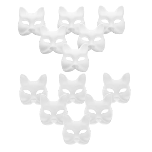 Gogogmee 12 Stück Teiliges DIY Papiermasken zum Bemalen Weiße Blanko Masken aus Umweltfreundlichem Papier Geeignet für Halloween Maskenball Karneval Bastelunterricht und Partydekoration Gogogmee 12 Stück Teiliges DIY Papiermasken zum Bemalen Weiße Blanko Masken aus Umweltfreundlichem Papier Geeignet für Halloween Maskenball Karneval Bastelunterricht und Partydekoration von Gogogmee