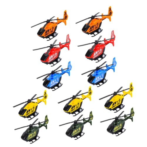 Gogogmee 12 Stück Teiliges Hubschrauber Mini Rückzug Hubschrauber Flugspielzeug für Bunte Robuste Flugspielwaren Eltern Junge Mädchen Beziehung und Hand Augen koordination Zufällige Farbe von Gogogmee