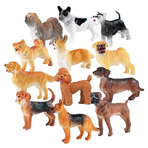 Gogogmee 12 Stück Teiliges Hund Figuren Realistische Hundedekorationen für Garten und Zuhause Hundeliebhaber und Gogogmee 12 Stück Teiliges Hund Figuren Realistische Hundedekorationen für Garten und Zuhause Hundeliebhaber und von Gogogmee