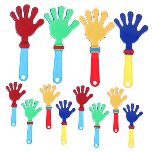 Gogogmee 12 Stück Teiliges Kunststoff Handklatschen Noisemaker für Leicht Sicher für Partys und Kindergeburtstage Zufällige Farbe von Gogogmee