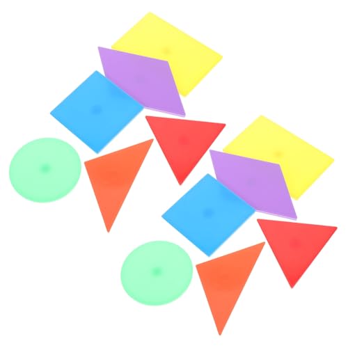 Gogogmee 12 Stück Teiliges Magnetisches Formenset für Inklusive Flacher Rechtecke Quadrate Dreiecke und Parallelogramme Robustes Lernspielzeug zur Formenerkennung und geometrischen Gogogmee 12 Stück Teiliges Magnetisches Formenset für Inklusive Flacher Rechtecke Quadrate Dreiecke und Parallelogramme Robustes Lernspielzeug zur Formenerkennung und geometrischen von Gogogmee