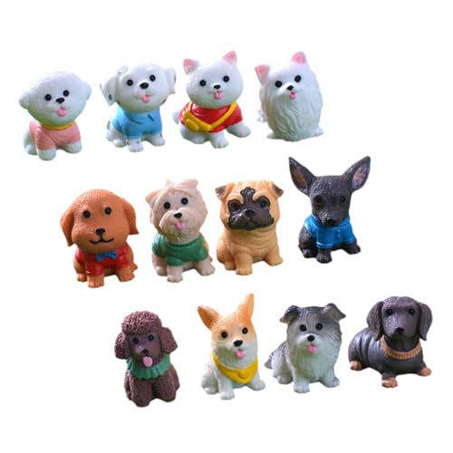 Gogogmee 12 Stück Teiliges Mini Welpen Figuren Realistische Hundefiguren aus Resin Niedliche Mini Hund Dekoration Vielseitig für Garten Tisch und Puppenhaus Perfektes für Hundeliebhaber Gogogmee 12 Stück Teiliges Mini Welpen Figuren Realistische Hundefiguren aus Resin Niedliche Mini Hund Dekoration Vielseitig für Garten Tisch und Puppenhaus Perfektes für Hundeliebhaber von Gogogmee