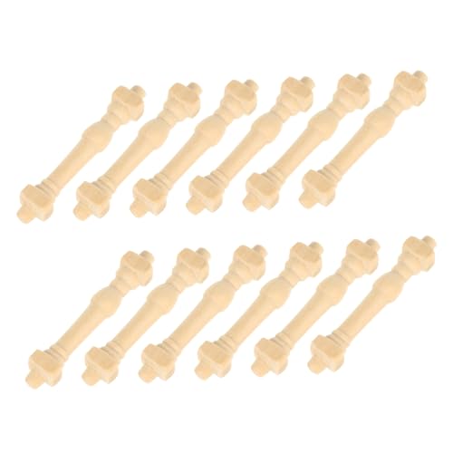 Gogogmee 12 Stück Teiliges Miniatur Holzgeländer Stabile Handgefertigte Miniatur Handläufe Leichtes Langlebiges Puppenhaus Zubehör als Miniaturmöbel Accessoires für DIY Basteln Gogogmee 12 Stück Teiliges Miniatur Holzgeländer Stabile Handgefertigte Miniatur Handläufe Leichtes Langlebiges Puppenhaus Zubehör als Miniaturmöbel Accessoires für DIY Basteln von Gogogmee