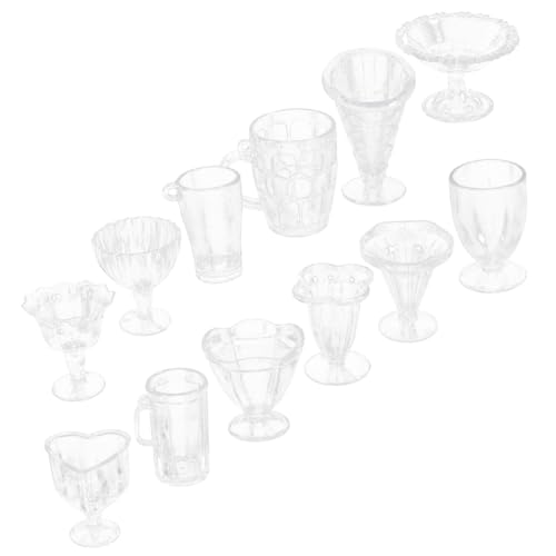 Gogogmee 12 Stück Teiliges Miniaturbecher aus Hochwertigem Realistische Mini für Puppenhausdekoration DIY Mini Küchenzubehör für Junge Mädchen Gogogmee 12 Stück Teiliges Miniaturbecher aus Hochwertigem Realistische Mini für Puppenhausdekoration DIY Mini Küchenzubehör für Junge Mädchen von Gogogmee