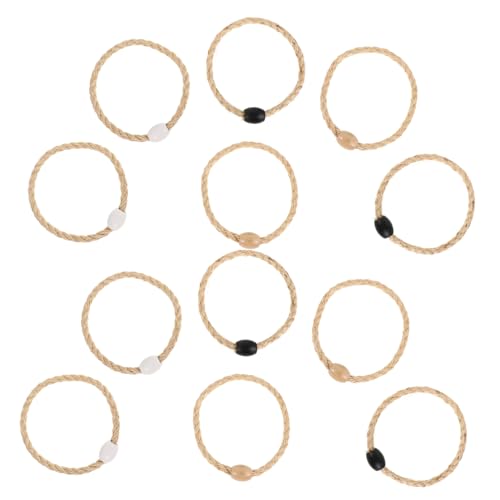 Gogogmee 12 Stück Teiliges Outdoor Rope Ring Toss Set aus Strapazierfähigem Flachskordel Material Vielseitiges Wurfspiel für Garten Strand Kindergeburtstage Tragbares und Robustes von Gogogmee