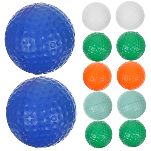 Gogogmee 12 Stück Teiliges PU Stressbälle Elastische Mini Bälle zum Quetschen Stressabbau für Bunte Party Mitgebsel für Jungen und Mädchen Langlebig und Tragbar Zufällige Zufällige Farbe von Gogogmee