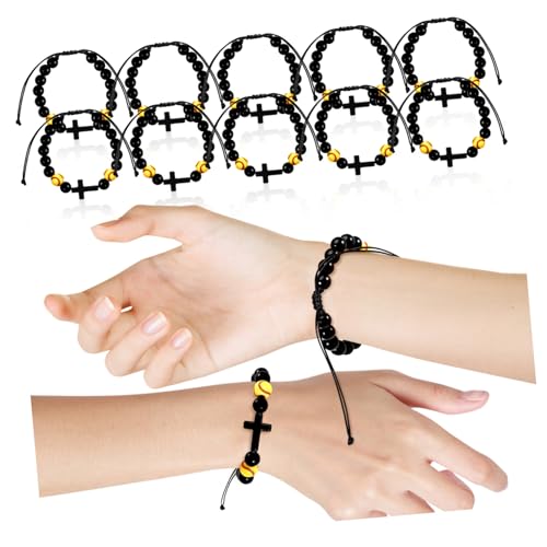Gogogmee 12 Stück Teiliges Softball Armband Verstellbar Acrylperlen Sport Schmuck Handgelenk Dekoration für Softball Fans und Spieler Stylisches Baseball Ball Bracelet von Gogogmee