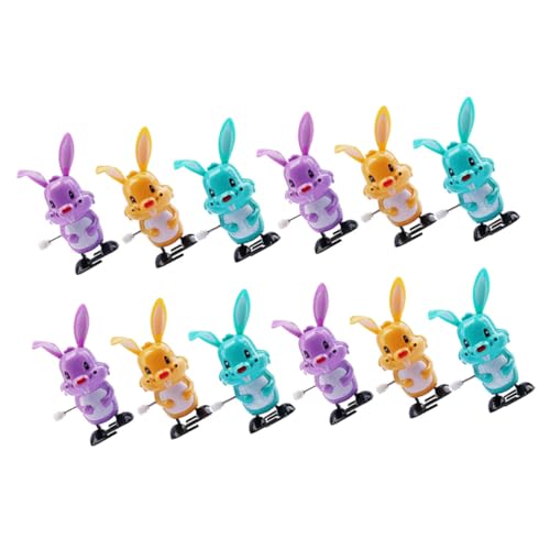 Gogogmee 12 Stück Teiliges Wind Up Bunte Osterhasen mit Aufziehmechanismus Batteriefreies Kinderspielzeug für Jungen und Mädchen Kreativer Ostern Spaß Tragbar und Sicher Gogogmee 12 Stück Teiliges Wind Up Bunte Osterhasen mit Aufziehmechanismus Batteriefreies Kinderspielzeug für Jungen und Mädchen Kreativer Ostern Spaß Tragbar und Sicher von Gogogmee